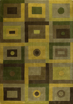 Greencolan Hand Hand Tufted New Zealand Wool Carpet & Rug