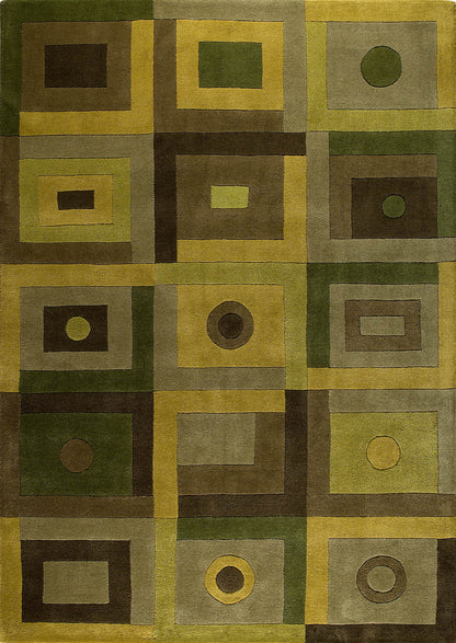 Greencolan Hand Hand Tufted New Zealand Wool Carpet & Rug
