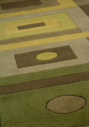 Greencolan Hand Hand Tufted New Zealand Wool Carpet & Rug