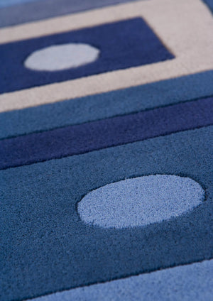 Bluecolan Hand Hand Tufted New Zealand Wool Carpet & Rug