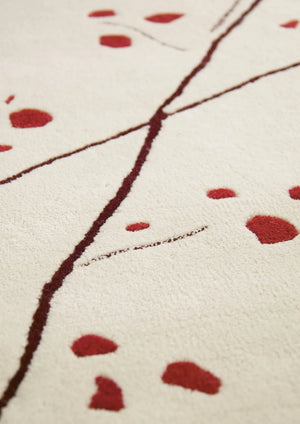 Belucia White Hand Tufted New Zealand Wool Carpet & Rug