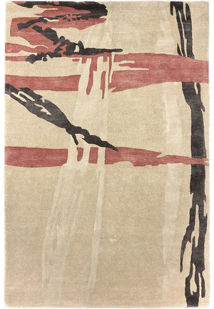 Storm Hand Tufted New Zealand Wool & Silk Carpet & Rug