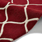 Crismon  Maroon Hand Tufted New Zealand Wool Carpet & Rug