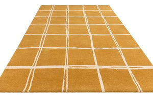Yuba Golden Hand Tufted New Zealand Carpet & Rug