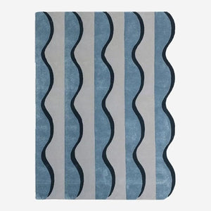 Wave Hand Tufted New Zealand Wool Carpet & Rug