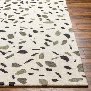Stone Hand Tufted Wool Carpet & Rug