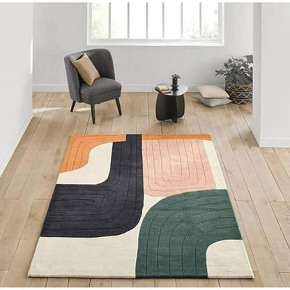Pantro Hand Tufted New Zealand Wool Carpet & Rug