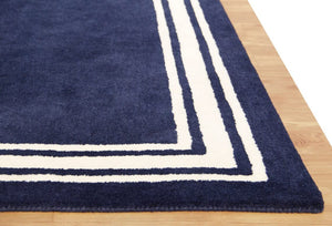 Blue Beauty Hand Tufted New Zealand Wool Rug
