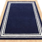 Blue Beauty Hand Tufted New Zealand Wool Rug