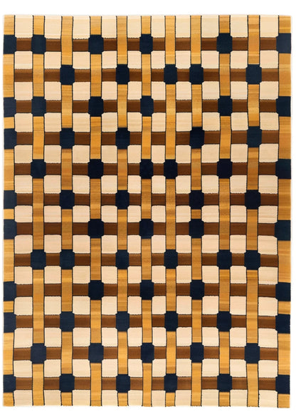 Wool Hand Tufted Gridlock Rug