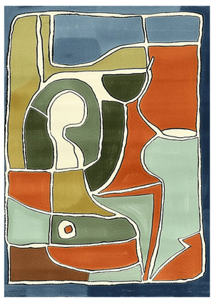 Wool Hand Tufted ModHaus Grid Rug
