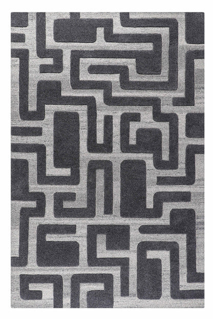 Maze Hand Tufted Wool Rug