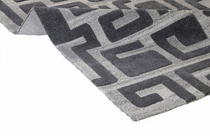 Maze Hand Tufted Wool Rug