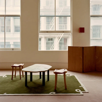Teak New Zealand Wool Hand Tufted Rug
