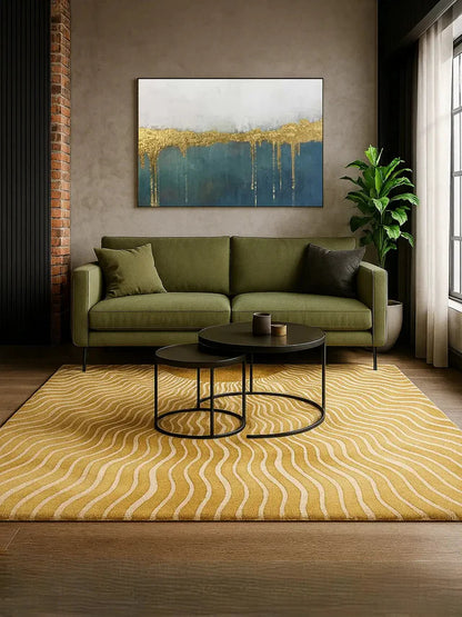 Sun New Zealand Wool & Silk Hand Tufted Rug