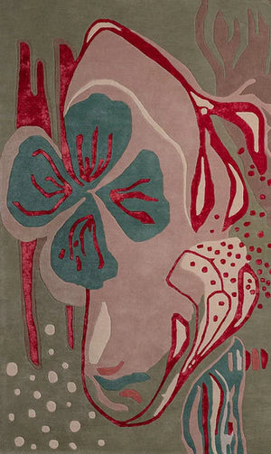 Garden of Dreams New Zealand Wool & Viscose Silk Rug