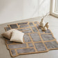 Solid Irregular Hand Tufted New Zealand Wool Rug