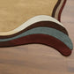cira brown irregular hand tufted carpet and rug