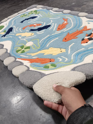 Ovia  Irregular Hand Tufted Carpet & Rug