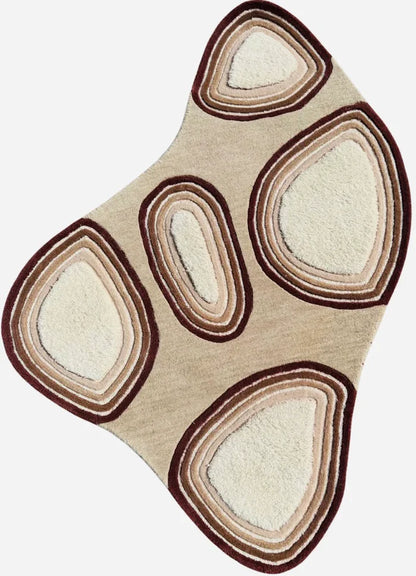 Unqi Irregular Hand Tufted Carpet & Rug