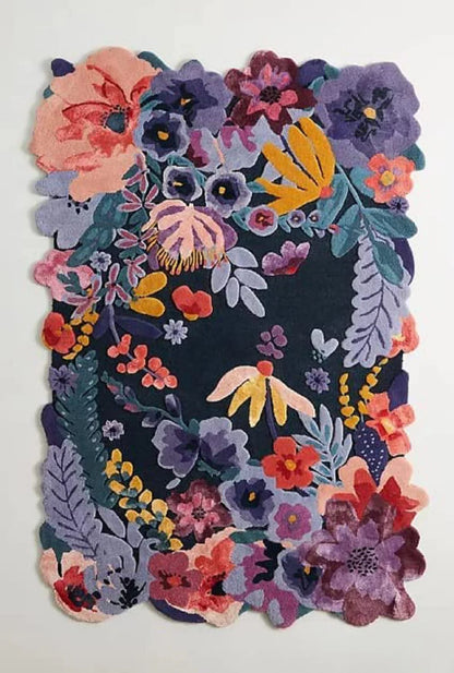 Iba irregular hand tufted carpet & rug