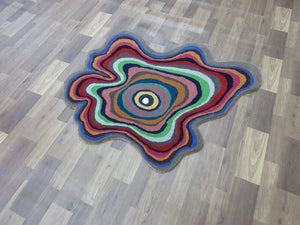 Evia Irregular Hand Tufted Carpet & Rug