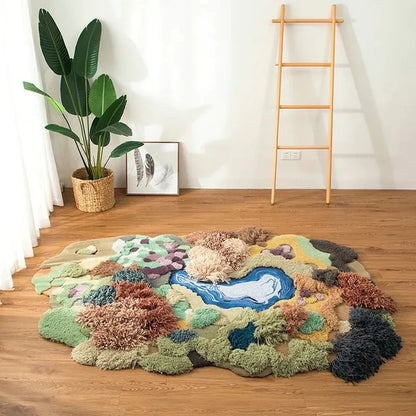 Fllora Irregular Hand Tufted Carpet & Rug