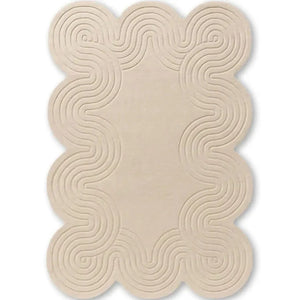 Wavvy Irregular Hand Tufted Carpet & Rug