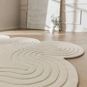 Wavvy Irregular Hand Tufted Carpet & Rug