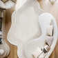 Ivory  Irregular Hand Tufted Carpet & Rug