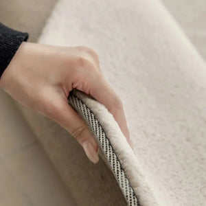 Orbial irregular hand tufted carpet & rug
