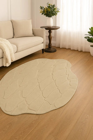 Udtric irregular hand tufted carpet &  rug