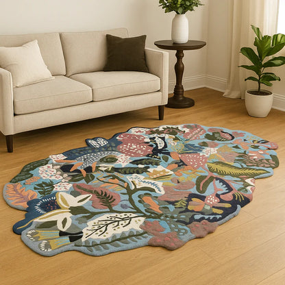 Garden moszia irregular hand tufted carpet & rug