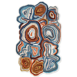 Ravia irregular hand tufted carpet & rug
