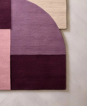 Luna multicolor irregular hand tufted carpet & rug