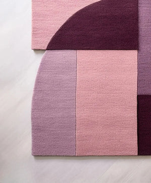 Luna multicolor irregular hand tufted carpet & rug