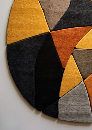 Vicose irregular hand tufted carpet & rug