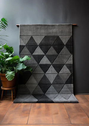 Timmer irregular hand tufted carpet & rug