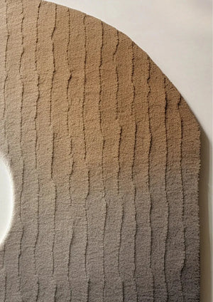 Curve irregular hand tufted carpet & rug