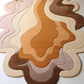 Walnuf irregular hand tufted carpet & rug