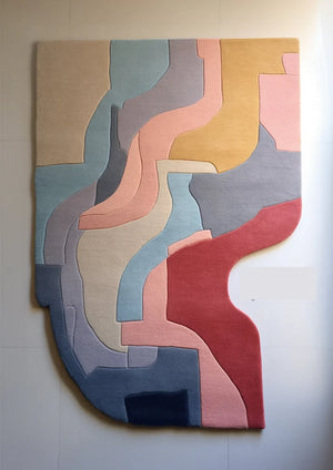 Harmonial irregular hand tufted carpet & rug