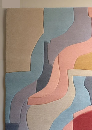 Harmonial irregular hand tufted carpet & rug