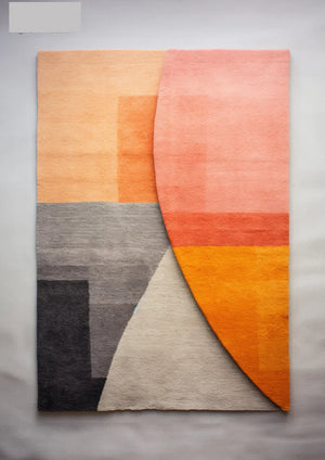 Lumaiar irregular hand tufted carpet & rug