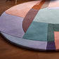 Unical round irregular hand tufted carpet & rug