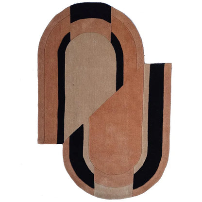 Cassaian irregular hand tufted carpet & rug