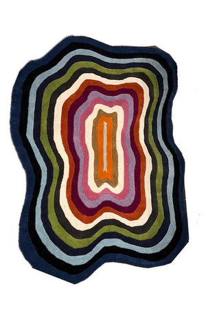 Nisha Irregular Hand Tufted Carpet & Rug
