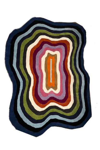 Nisha Irregular Hand Tufted Carpet & Rug