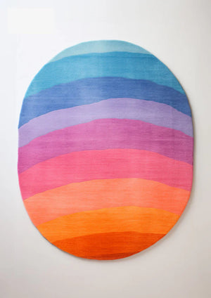 Multicolor Irregular Hand Tufted Carpet & Rug