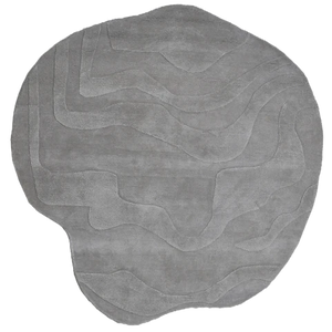 Shanaya Grey  Irregular Hand Tufted Carpet & Rug