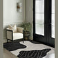 Urfi Erosion Stream Irregular Hand Tufted Carpet & Rug